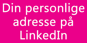 Din personlige adresse på LinkedIn